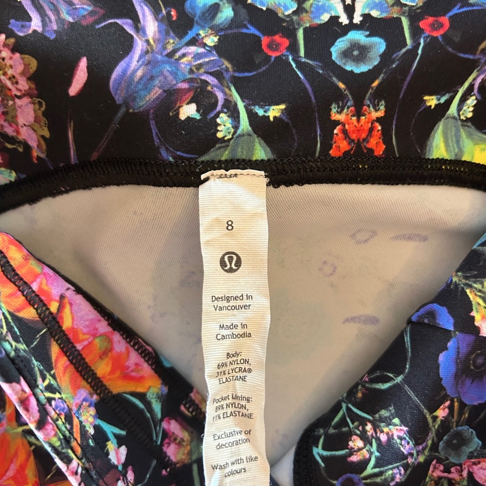 Lululemon Swift Speed HR 28" Leggings Flowerscope 8‎ M - Picture 11 of 12